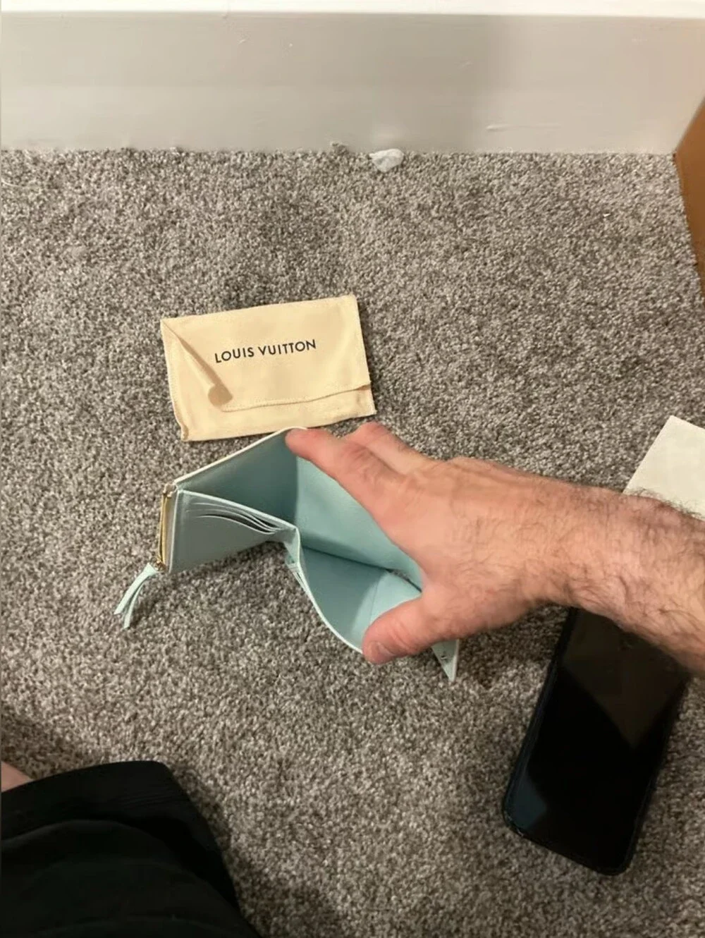Louis Vuitton Pastel Checkerboard Mini Wallet - White, Green, Blue